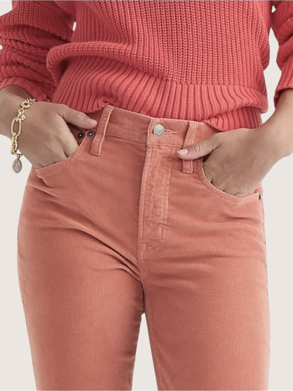 NWT J. Crew Vintage Slim Straight Pants in Coral Blush